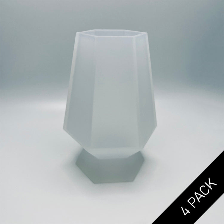 HexaDram Matte Clear 4 Pack