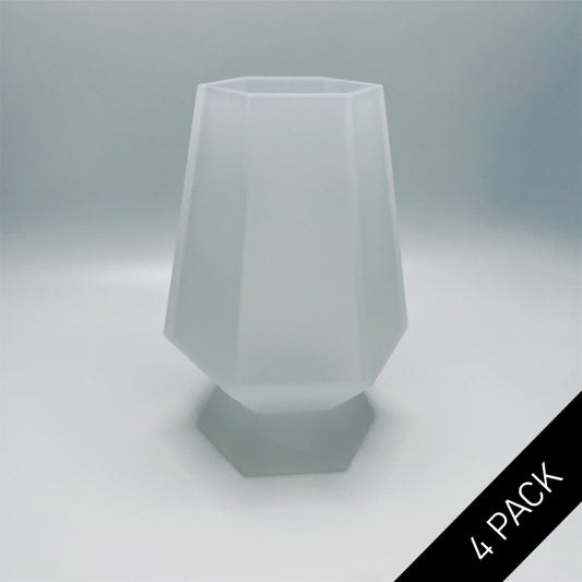 HexaDram Matte Clear 4 Pack